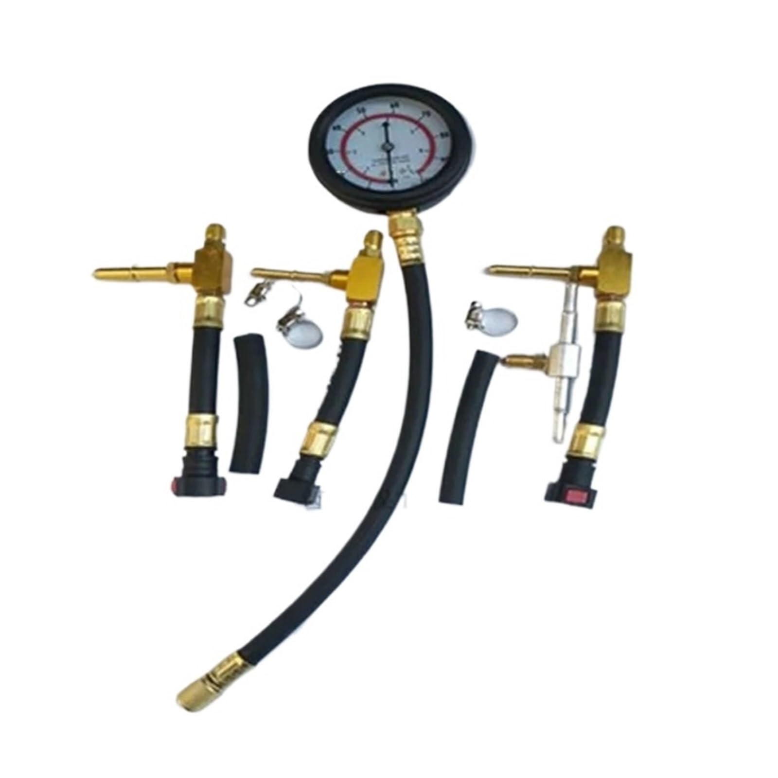 Misuratore di Pressione del Carburante for Auto Tester Iniezione Benzina for con Connessione Rapida Connettore 6.3 7.89 9.49 Abbastanza Accurato