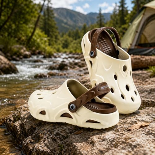 Image of Woodland Men's Black /Lgrey Eva Slides-UK-5 (EURO 39)