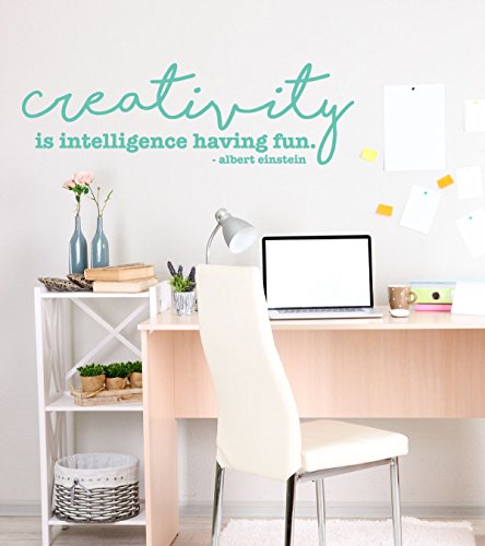 Vinilo Decorativo de Pared con Frase de Albert Einstein miniatura 3