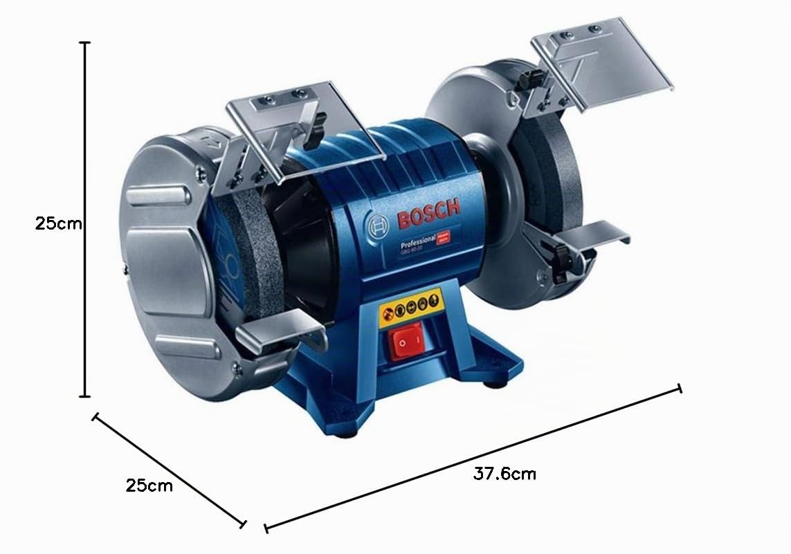 Bosch Professional esmeriladora de banco GBG 35-15 (∅ del disco de esmerilado 150 mm, 350 W, incl. disco de esmerilado grano normal, grano 24, 60)