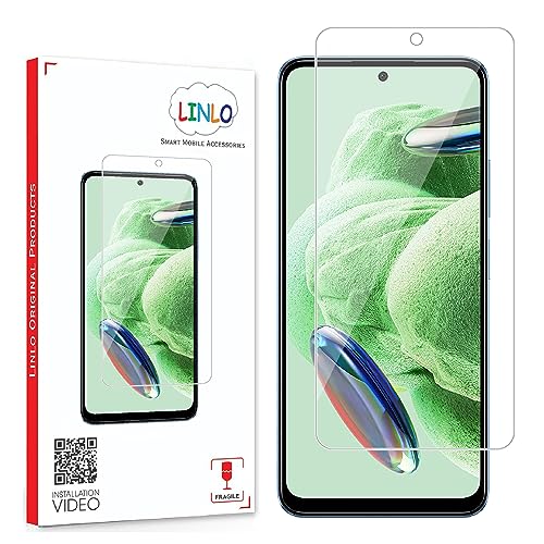 Image of Tempered Glass Screen Protector Compatible for Redmi Note 12 5G with Full Screen Coverage; Except Edges and Easy Installation Kit(Transparent), Pack of 1