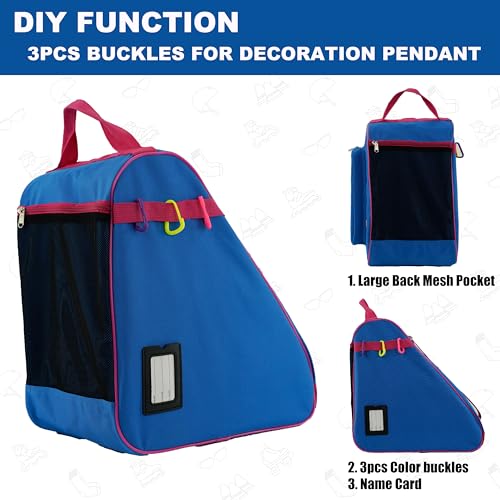 Image of HEXIFUL Skate Bag for Ice, Inline, Roller & Quad Skates - Kids & Adults