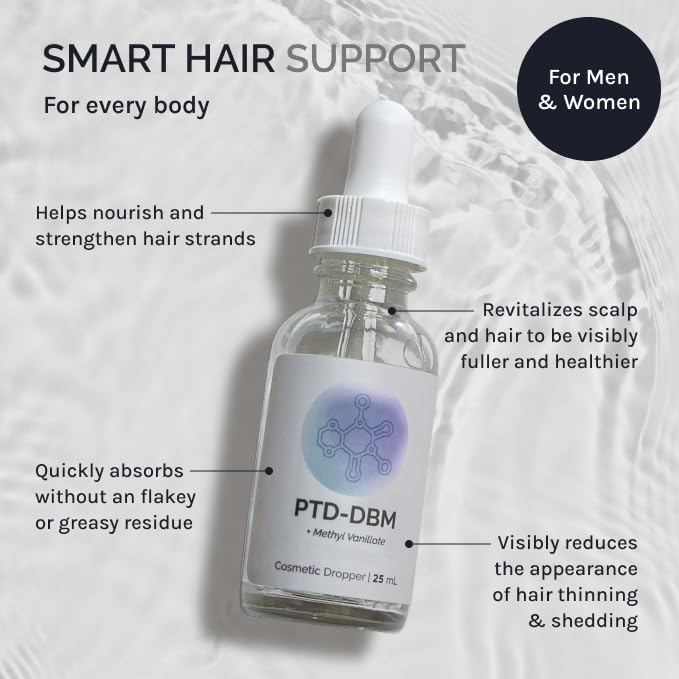 InfiniWell PTD-DBM Peptide Hair Serum for Fuller-Looking Hair - Scalp Treatment for Visible Growth & Follicle Renewal - Reinforce Restoration, Strand Integrity & Optimal Density (25 ml) - Image 2