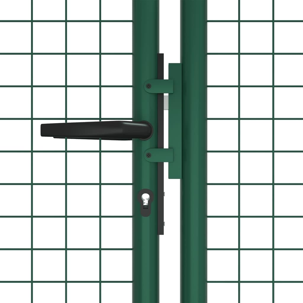 Mesh Gartentor Doppelflügeltor Doppeltor Gartentür Zauntor Hoftor Zauntür Gartenpforte Einfahrtstor Tor Stahl,390 x 125 cm