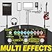 Getaria Guitar Multi Effects Pedal IR Cab Electric Guitar Pedals Multi Effects Processor Delay Reverb Pedals Overdrive Pedal for Bass Guitar
