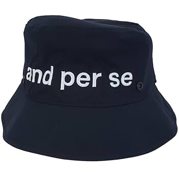 新品 and per se アンパスィ バケットハット ネイビー and per se ハット メンズ レディース アンパスィ 2025 秋冬