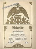  Urkunde Mannschaftskampf im Kunstgeräteturnen der Turnvereine Peiting - Landsberg - Peissenberg.