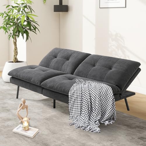 Muuegm68futonsofabedmemoryfoamcouchesforlivingroomfutoncouchwithadjustablebackrestsofasleepersofabedcouchcouchbedforapartmentstudioandoffice Urban Country Home Decor Muuegm 68 futon sofa bedmemory foam couches for living room futon couch with adjustable backrest sofa sleeper sofa bed couch couch bed for apartment studio and office urban country home decor