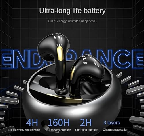 Image of Ear Spin True Wireless in Ear Earbuds, Bluetooth 5.4, 35ms Low Latency Gaming Mode, 50Hrs Playtime Fast Charging, HiFi DSP Sound, Quad-Mic ENC, 13mm Driver, IPX6 Water Resistance. Black