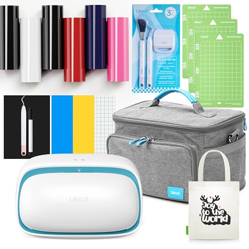 Likcut Vinyl Cutter Machine - Heat Transfer Creator Bundle with...