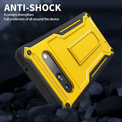 Image of for Google Pixel 7A Case (Does NOT FIT Non-7 or pro), Military Grade Protection Shockproof Case Built-in Kickstand Compatible with Pixel 7A Phone 6.1 Inch (Yellow)