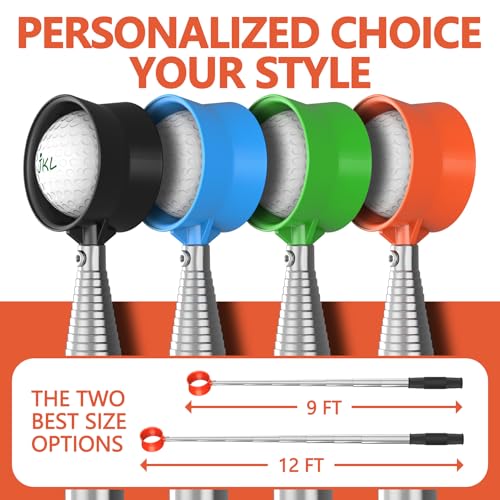 JKL 9Ft/12Ft Golf Ball Retriever for Water Telescopic Stainless Steel Shaft - JKL golf ball retriever review Image 7