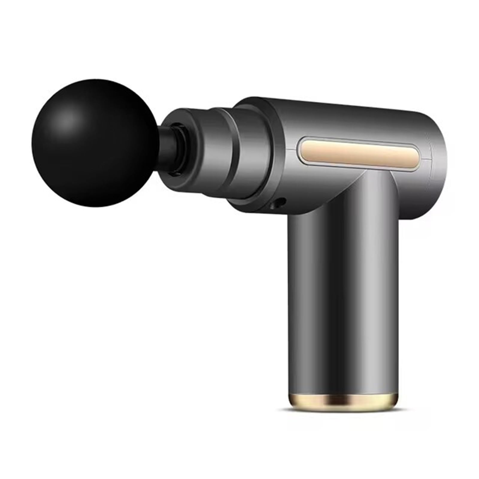 Masajeador portátil, Pistola De Fascia, Masajeador Relajación Muscular, Masaje Eléctrico Por Vibración, Cuello(Gray,Button type)