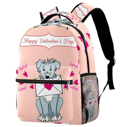 Sac à dos de voyage décontracté avec motif enveloppe d'amour