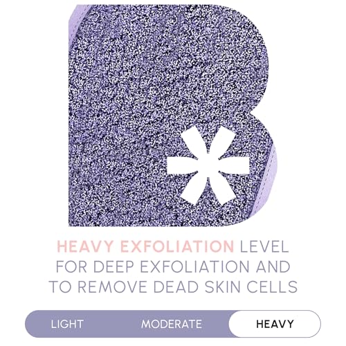 Image of Brooklyn Botany Exfoliating Mitt for Bath and Shower - Heavy Duty Exfoliating Body Scrubber for Massage and Dead Skin Remover for Body - 1 Mitt