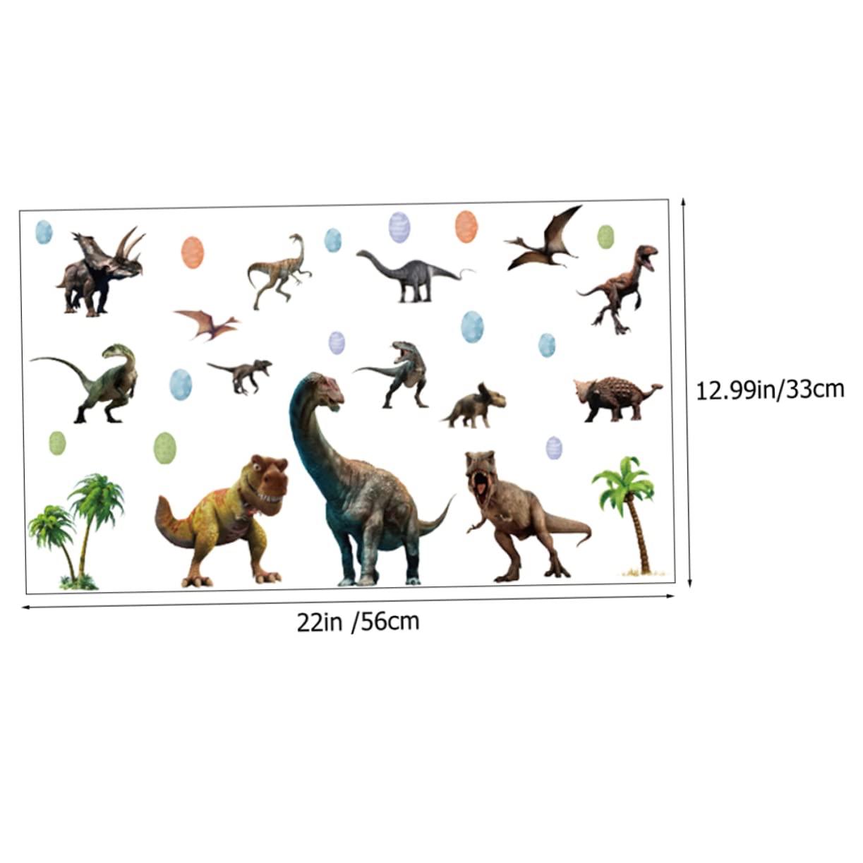 ifundom 3juegos Pegatinas De Pared Infantiles De Dinosaurios Autoadhesivas Decoración Brillante Para Habitaciones De Niño Niña Para Paredes Suaves y Secas