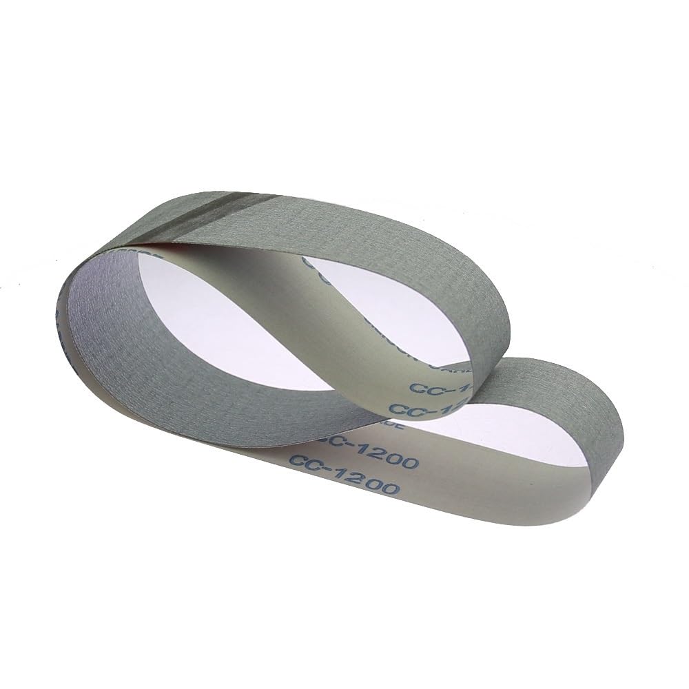 533/686/915/1220/1600/1829/2000 * 50 mm Schleifband for Schleifen und Polieren von Edelstahl und Hartmetall, 1 Stück (Farbe: Rot P240, Größe: 1220 x 50 mm)(Dry P1200,2000x50mm)