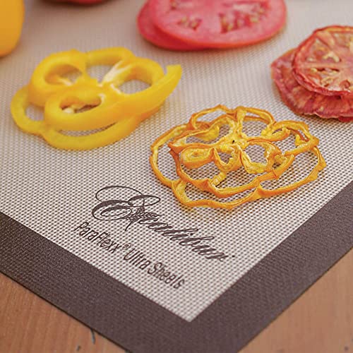 Set Of 3 - 14 X 14 Inches - Excalibur Paraflexx Ultra Silicone Re-Usable Non-Stick Dehydrator Sheets #TOP1