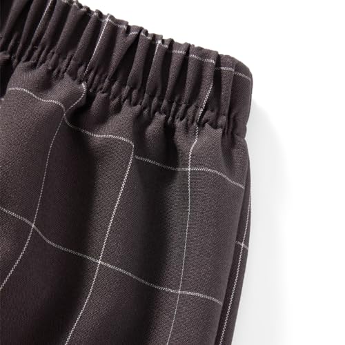 Image of Womens Boxer Shorts Gingham Y2k Pajama Cute Plaid Striped Print Lounge Sleep Shorts