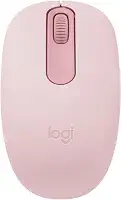 Mouse sem fio Logitech M196 com Conexão Bluetooth, Design Ambidestro Compacto, Rastreamento Preciso, Compatível com PC e Mac, Windows e macOS - Rosa