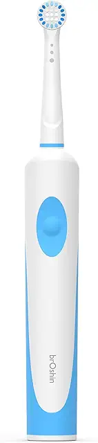 Imagen relacionada con Broshin Cepillo de Dientes Eléctrico de Rotación con Mango Recargable (Azul)