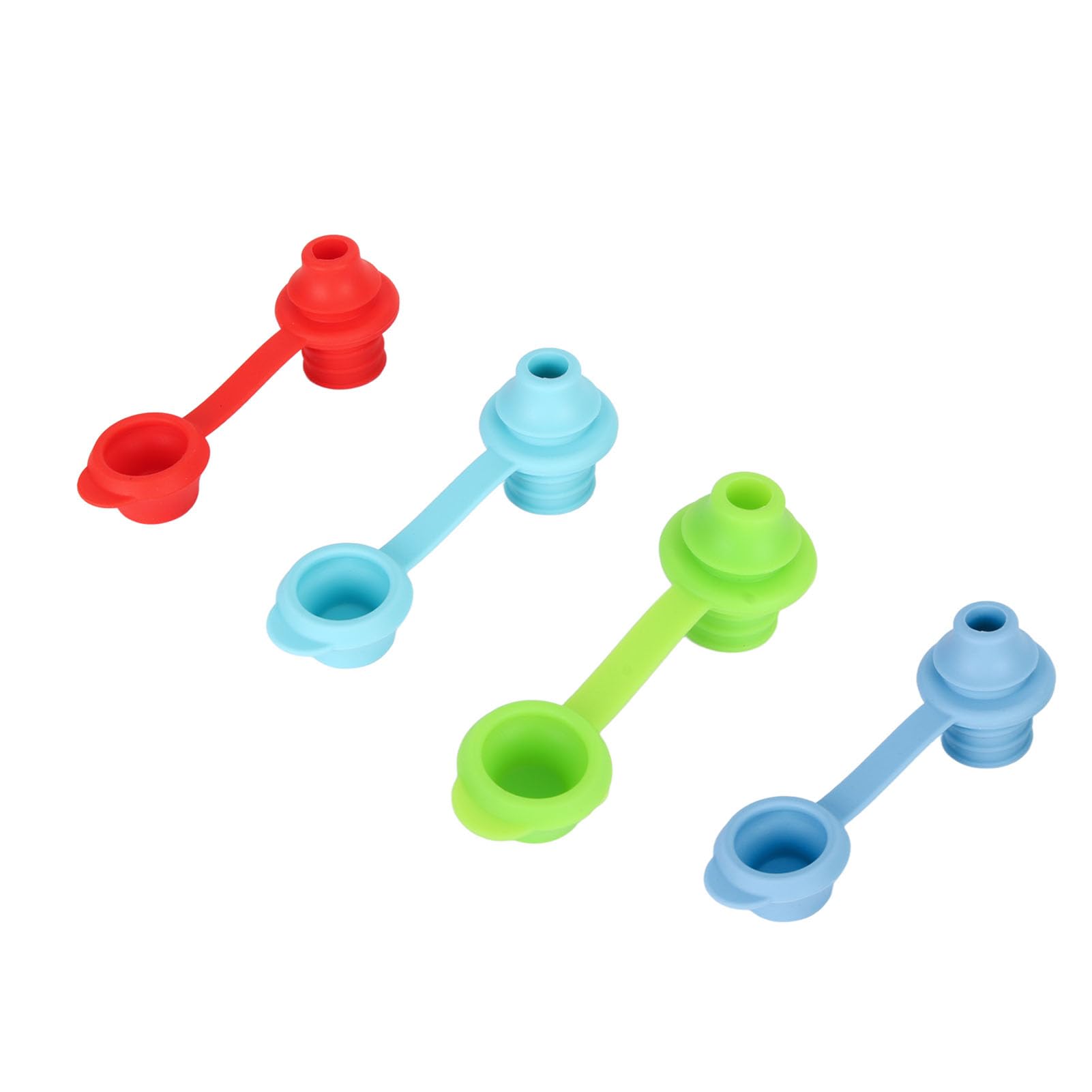 Sipping Spout Silicone Toddler Baby Kids Bottle Water Cap 4Pcs for Bottle Mouth Adapter Infant Siphon Bottles Bottling - Image 4