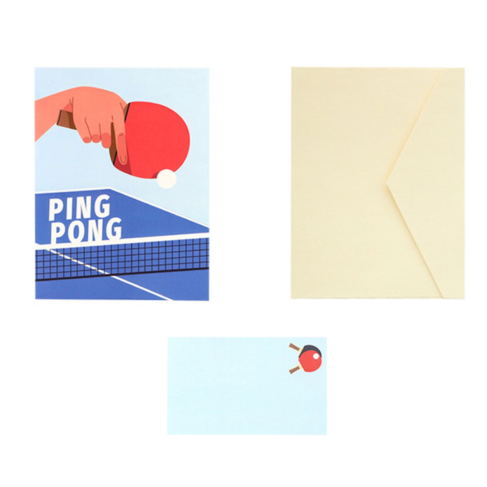 Oxxggkao Father ' s Day Special 3D Table Tennis Themed Popup Card Handcrafted Paper Sculpture Greeting for Dad Appear Table Tennis