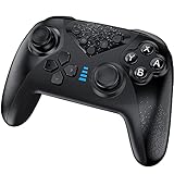 【COMPATIBILIDAD Y REGALOS IDEALES】 El gamepad Wireless Pro Controller es compatible con las consolas de juegos de Nintendo y es adecuado para todos los juegos. Puede invitar a más amigos y familiares a disfrutar juntos de un buen tiempo de juego. Es una excelente alternativa de terceros al controlador oficial. También es un regalo ideal como sorpresa.