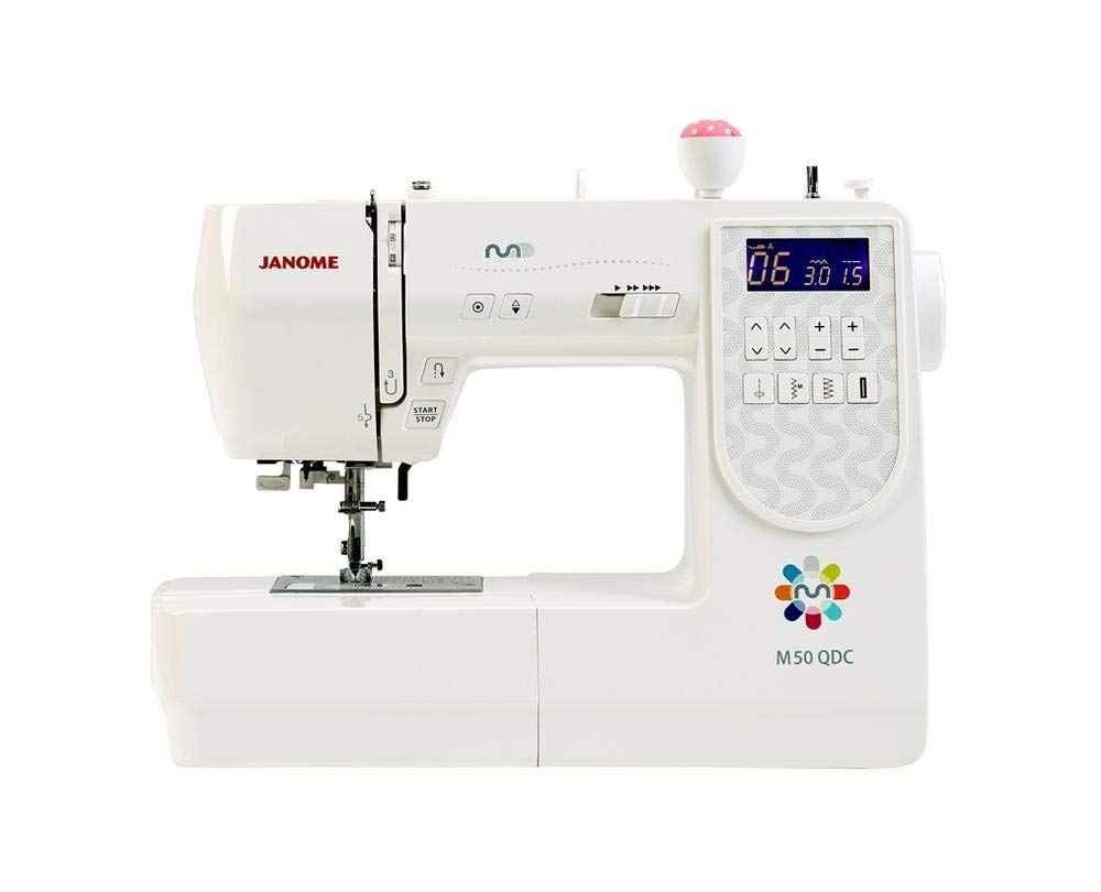 Janome M50 QDC Computerised Sewing Machine. Extra Wide Table Included & Bonus Pack : Amazon.co.uk: Home & Kitchen