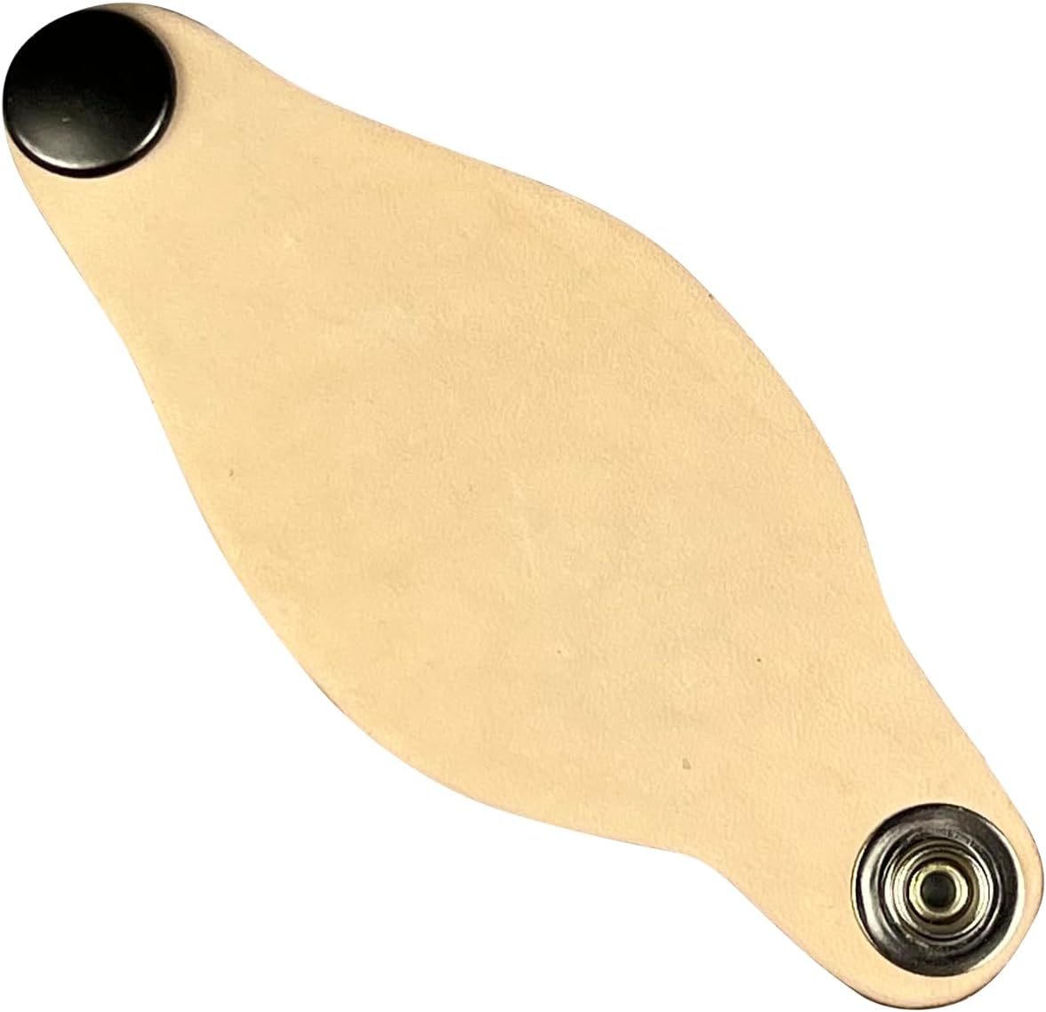 Zelikovitz Neckerchief Slide 10 Pack - Pre-Cut Vegetable Tanned Tooling Leather with Snaps