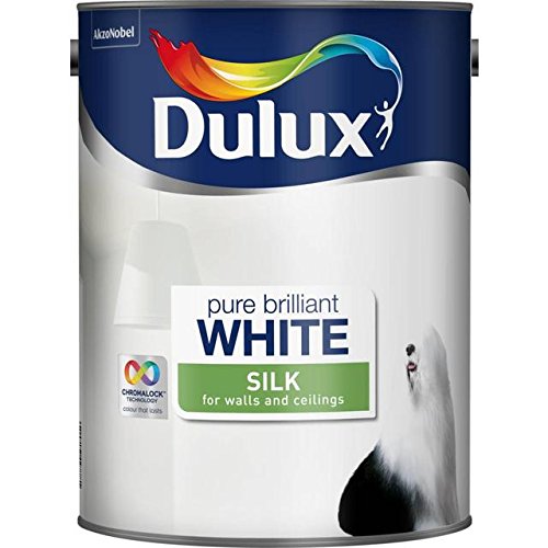 DULUX WHITE SILK 5L PURE BRILLIANT WHITE