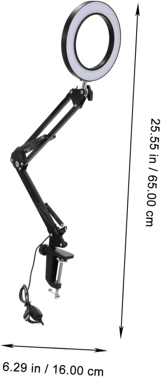 Portable Led Magnifying Light Magnifying Glass Lamp Led Clamp Desk Lamp for Beauty