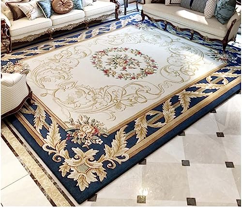 Image of Carpet Mahal Handmade Handwoven Tufted Made of 100% Soft Blended Wool Export Quality Carpets with 1 Inch Thickness (7x10 Feet) Color Multi