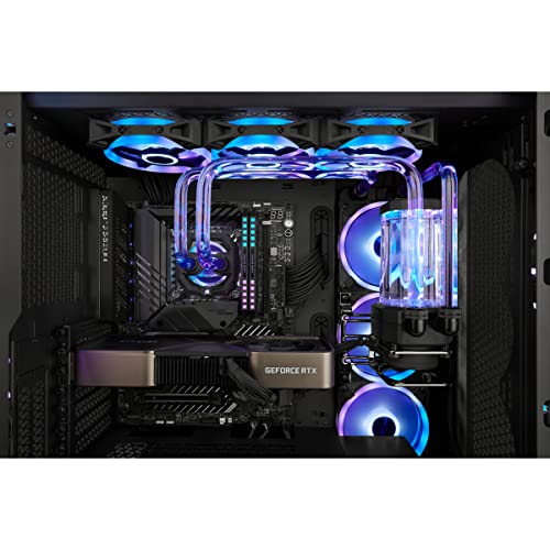 Corsair Hydro X Series iCUE XH305i RGB PRO Custom Cooling Kit (Hardline CPU Cooling Loop, CPU Water Block, D5 Pump/Reservoir Combo, Radiator, 3X... - Image 5