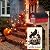 AVOIN colorlife Halloween Welcome Skull Rose Crow Garden Flag Double Sided, Day of the Dead Holiday Yard Outdoor Decorative Flag 12 x 18 Inch