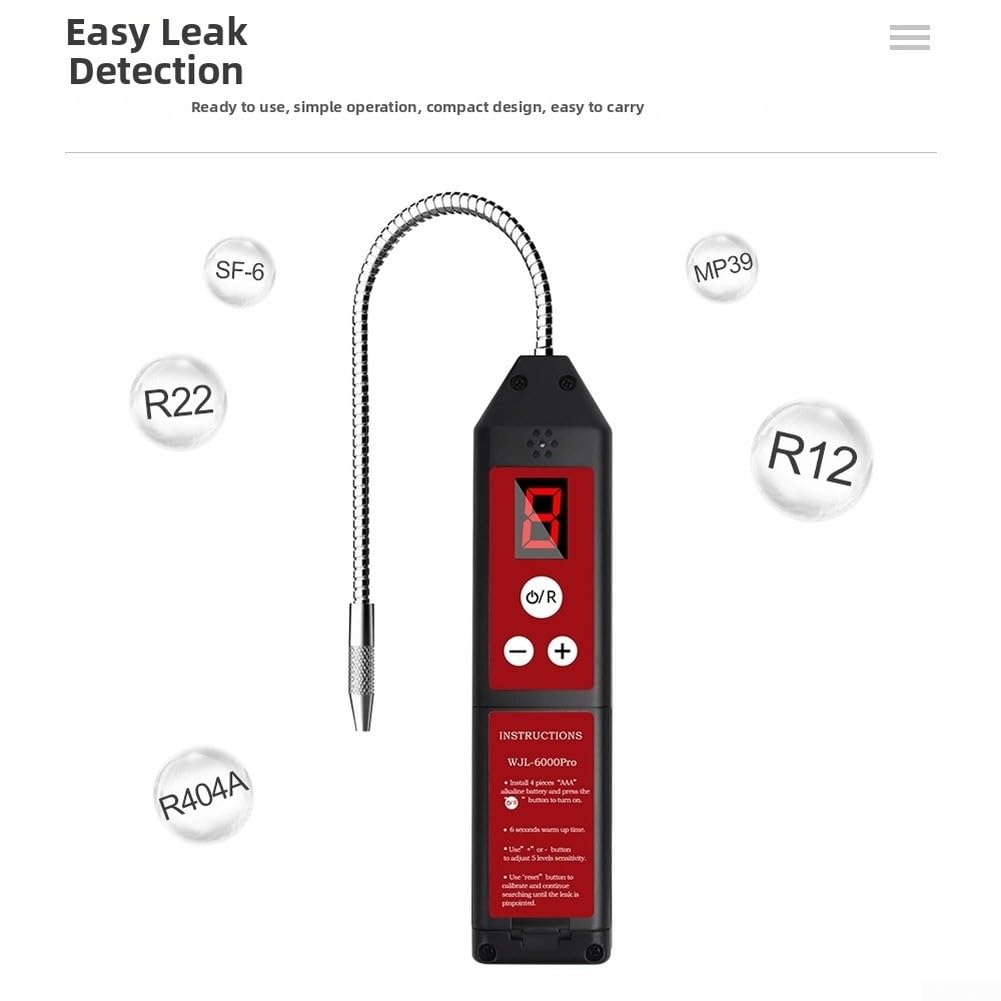 Detector de fugas halógeno WJL-6000pro con 5 niveles