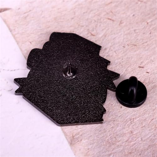 Image of I've Lived a Thousand Lives Enamel Brooch Book Enamel Pin Cartoon Metal Badge Lapel Pin Women's Backpack Pin for Clothing Bag Jacket
