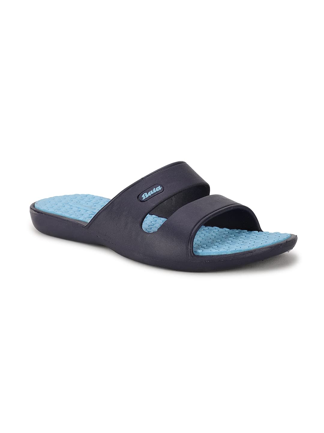 Bata Womens New IROM Blue Slipper-5 Kids UK (5729383) (B09319R4BX) Amazon Price History, Amazon Price Tracker