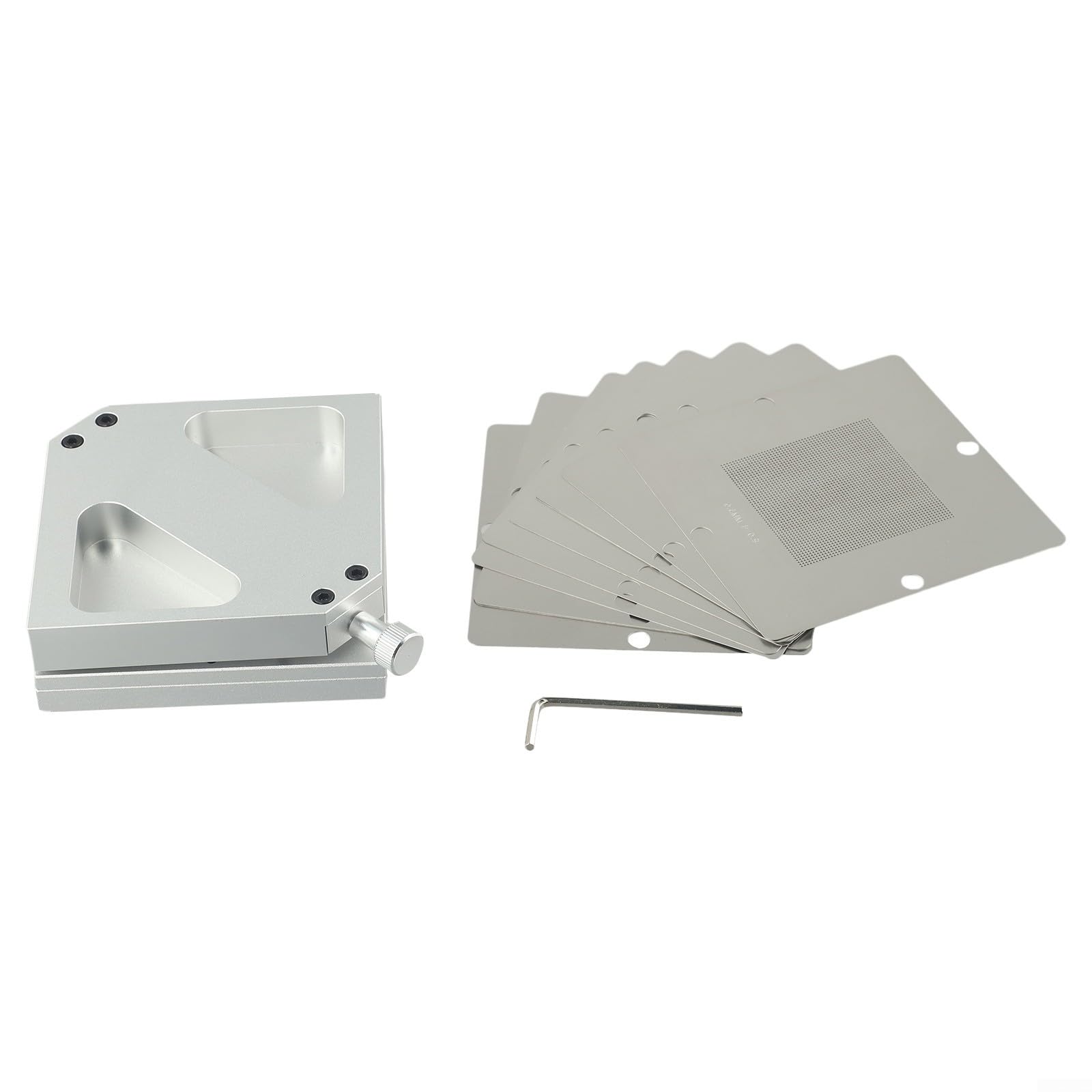 Para bga Reballing Stencils Set 10 unidades 0,3 – 0,76 mm Metal (BGA Jig +