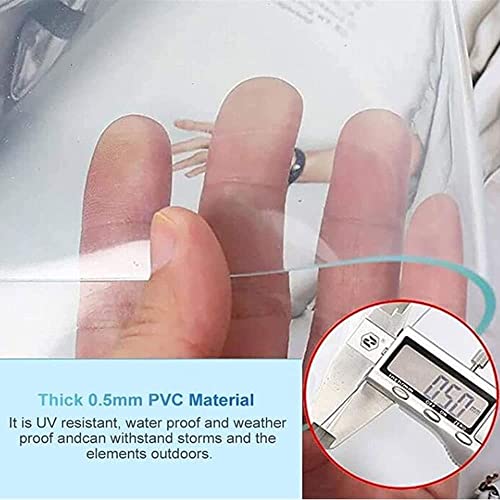 Persianas enrollables PVC con pantallas transparentes HD de gran espesor 4