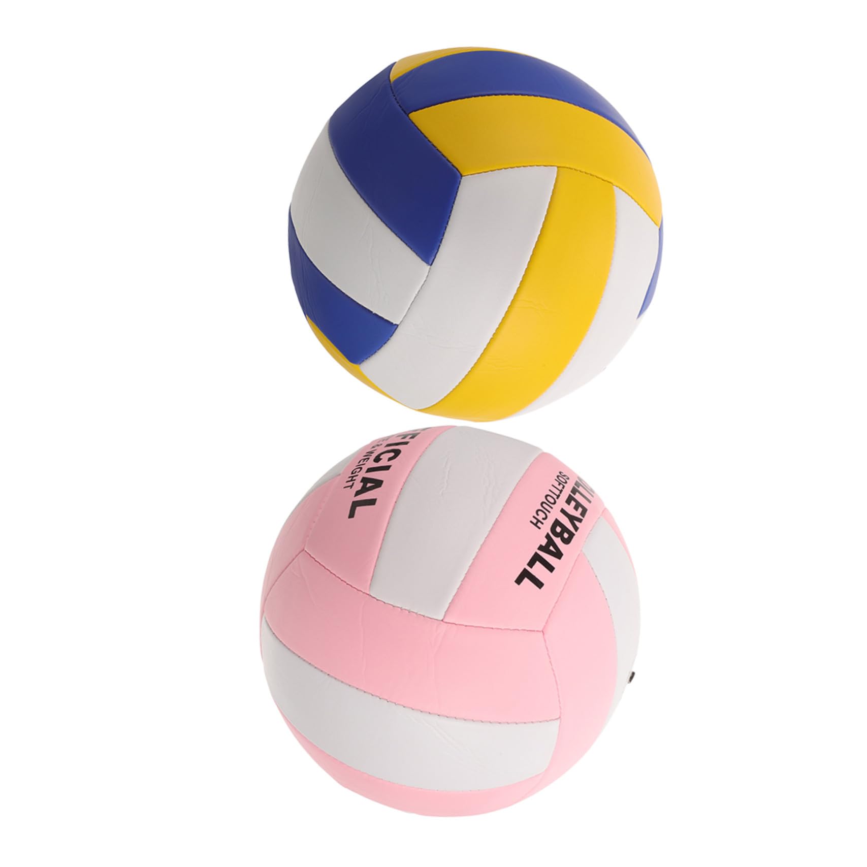 Anneome 2 Pezzi Pallavolo Morbida in Pu, Palla da Allenamento per Sessioni di Allenamento e Partite Indoor, Controllo Ottimale