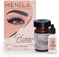 Menela Kit Henna Para Sobrancelhas 2,5g Loiro Escuro