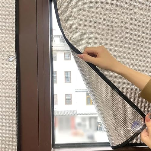 LGHSWDQ Rückstandslose Fensterfolie Mit Saugnapf, Silber Verdunkelung Sonnenschutzfolie Für Dächer, Dachfenster, Garage, Blickdicht Isolierfolie Ohne Bohren, Einfach Zu Demontieren LGHSWDQ Rückstandslose Fensterfolie Mit Saugnapf, Silber Verdunkelung Sonnenschutzfolie Für Dächer, Dachfenster, Garage, Blickdicht Isolierfolie Ohne Bohren, Einfach Zu Demontieren