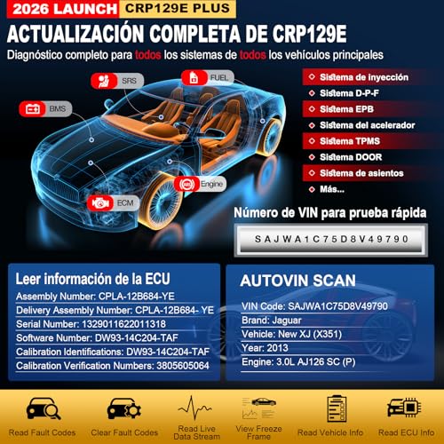 Solución de Averías con LAUNCH CRP129E Plus V3 Diagnosis Total 2