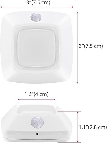 Miniatura 7 de BIGMONAT Luz de grifo con sensor de movimiento, funciona con pilas, luces de disco inalámbricas, luces adhesivas en cualquier lugar debajo del