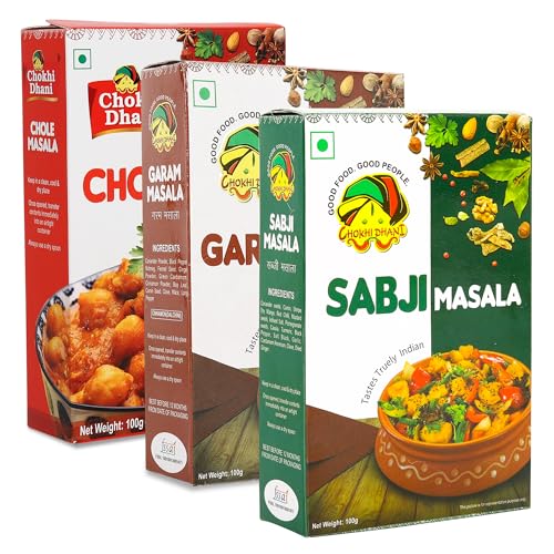 Chokhi Dhani Garam Masala | Authentic Indian Spice Blend | Premium Whole Spice Ground Masala for Curries Sabzi & Biryani | 100 gm