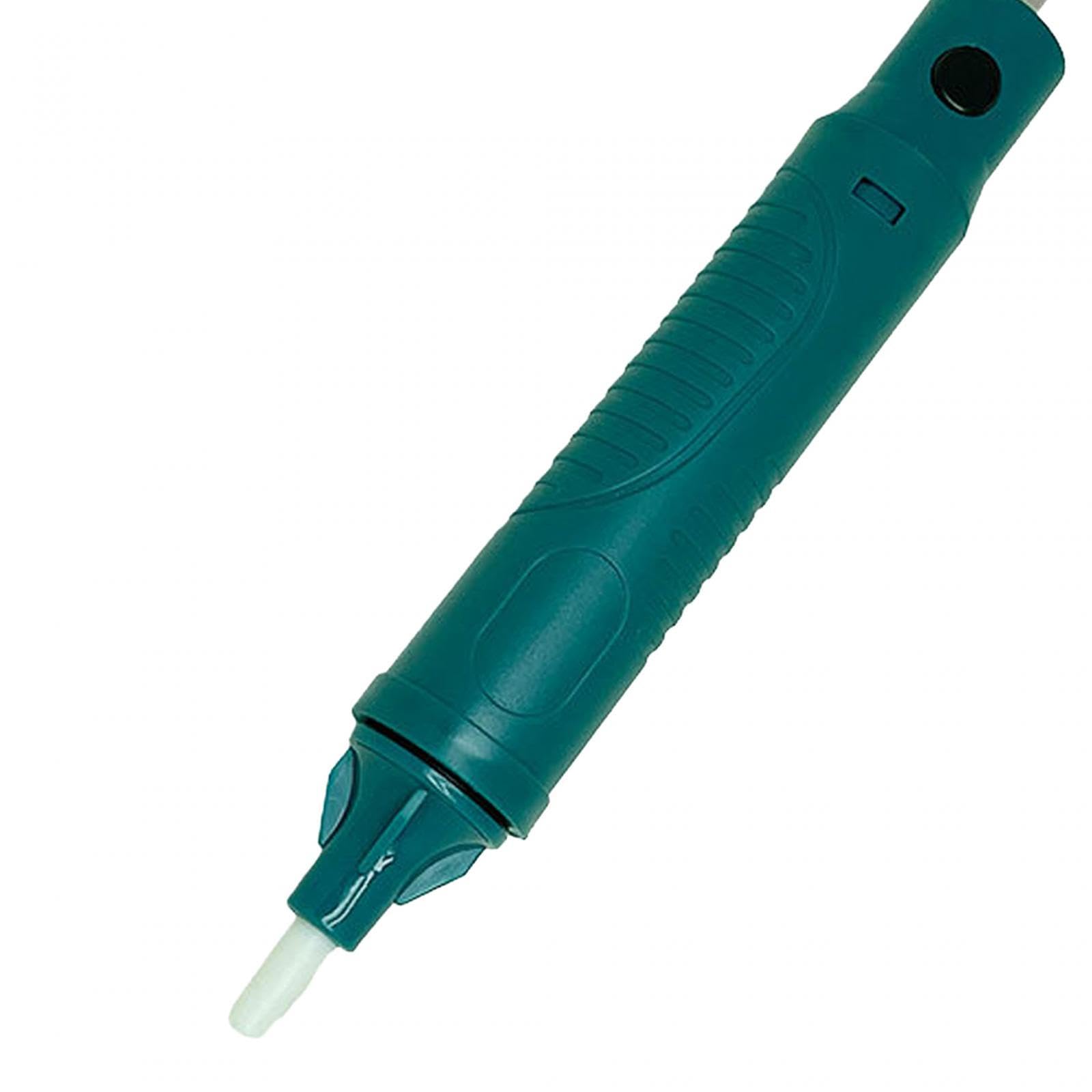 Generic 3x Solder Desoldering Pump Lightweight Anti Slip Handle Tin Suction Hand Tool, 32.5cmx0.4cm, Blue