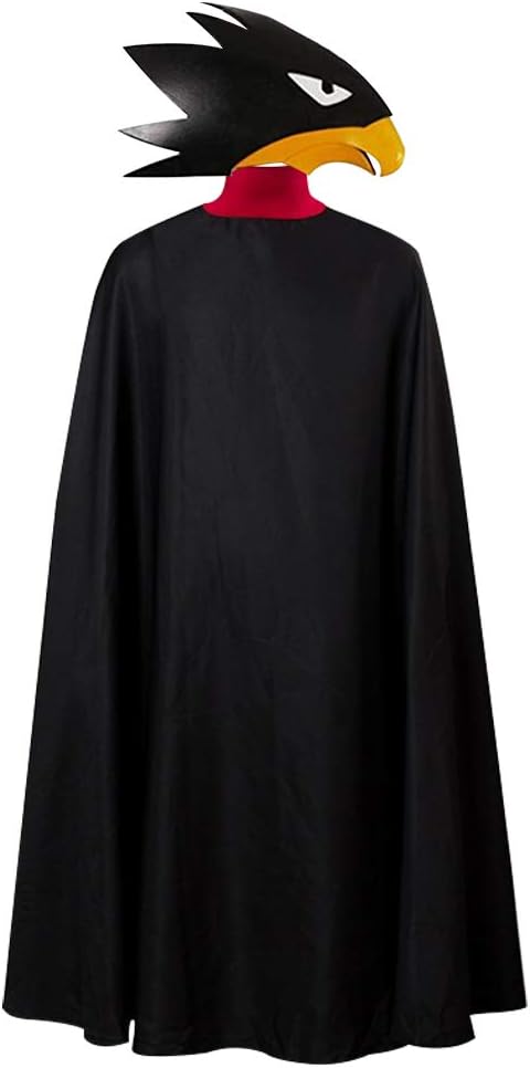 NIXUAnime Anime Tokoyami Fumikage Cosplay Costume Uniform (S-small, black)
