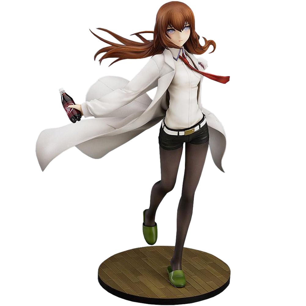 Zhongkaihua Makise Kurisu Figure Model Anime Statue Makise Kurisu Action Figure Collection Desktop Decoration Gifts 21CM PVC
