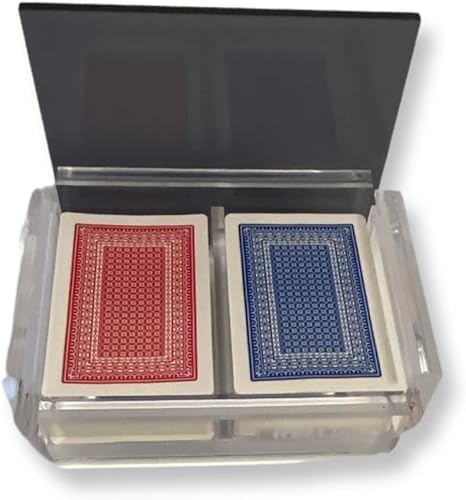 Miniatura 2 de Ready Covers Lucite - Tarjetero acrílico con naipes incluidos (negro transparente)